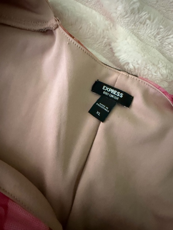 Express Blush Pink Lined Top - Soft Rose Tone - Picture 2 of 4
